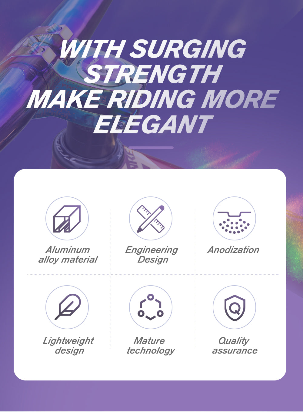 TANKE-MTB road bicycle pole