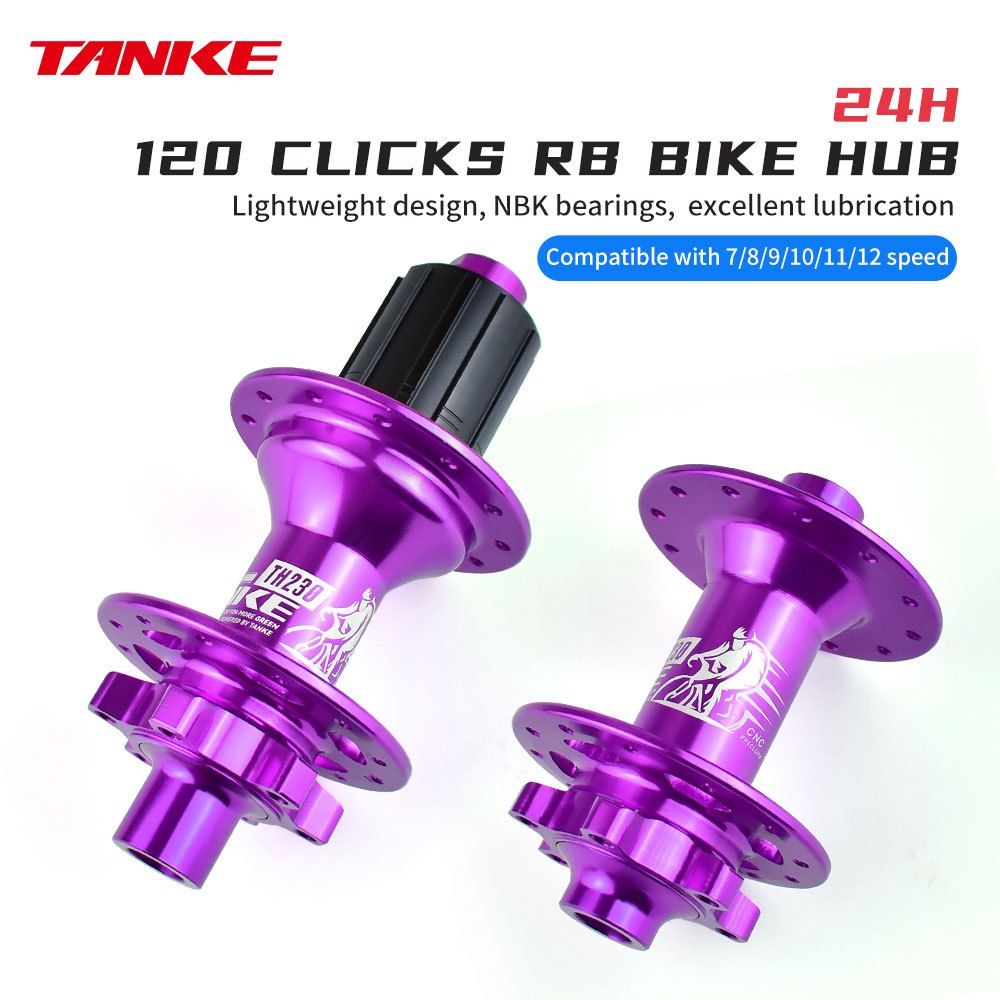 TANKE TH230 Rennrad-Rad 24H, geeignet für 8-12 Sekunden Durchgangsachse 100x12 142x12MM