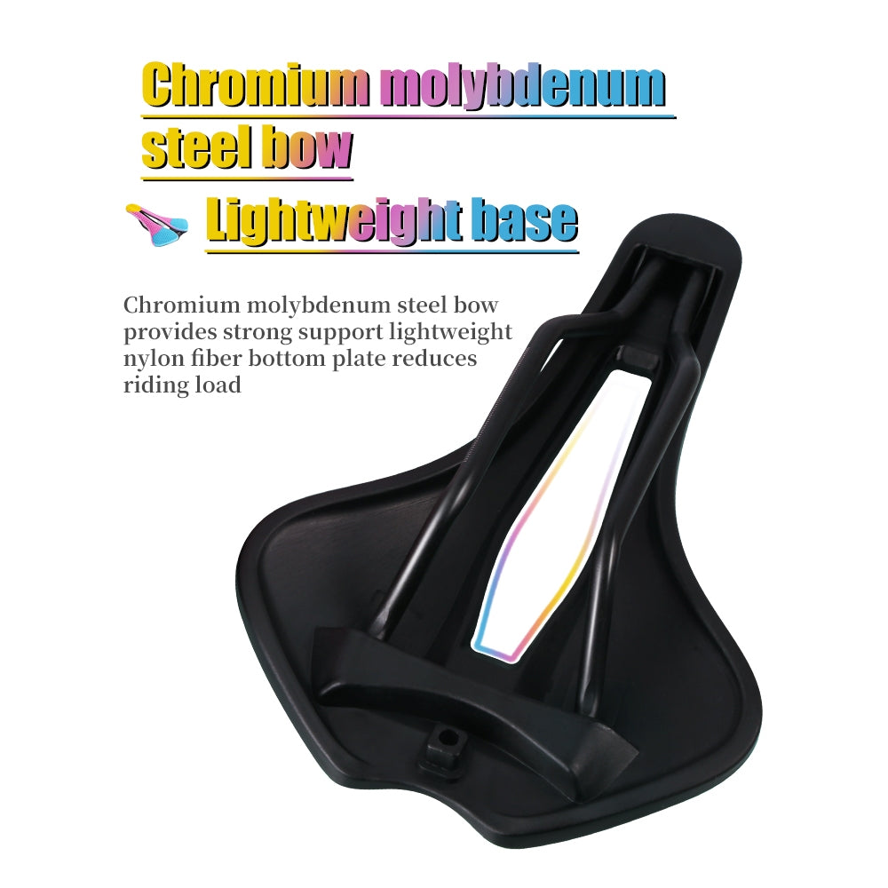 TANKE MTB-Rennradsattel, Wabenstruktur, atmungsaktiv, leicht, langlebig, verschleißfest, ähnlich einem 3D-gedruckten, nachtleuchtenden Reitsitz