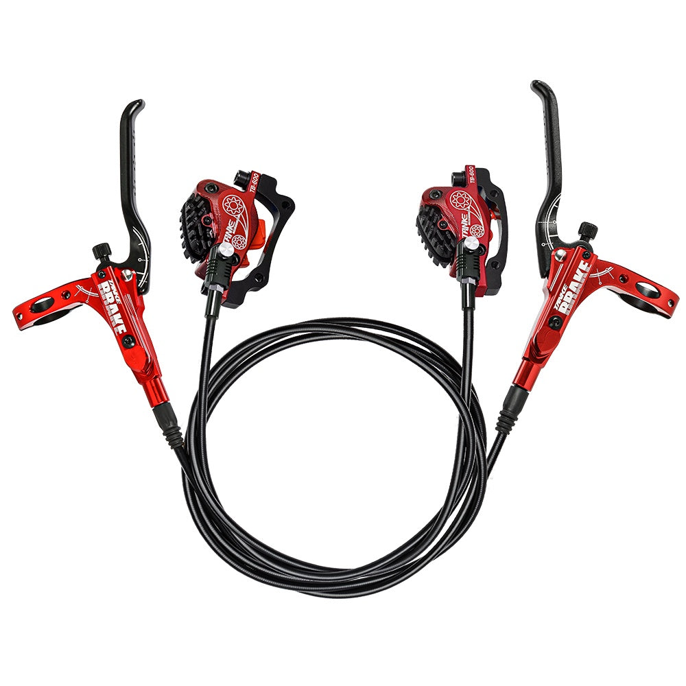 TANKE MTB4Piston Hydraulische Scheibenbremse Fahrrad Harz Pad Bremssattel Vorne Und Hinten Griffe 160Mm Rotor Tb-600