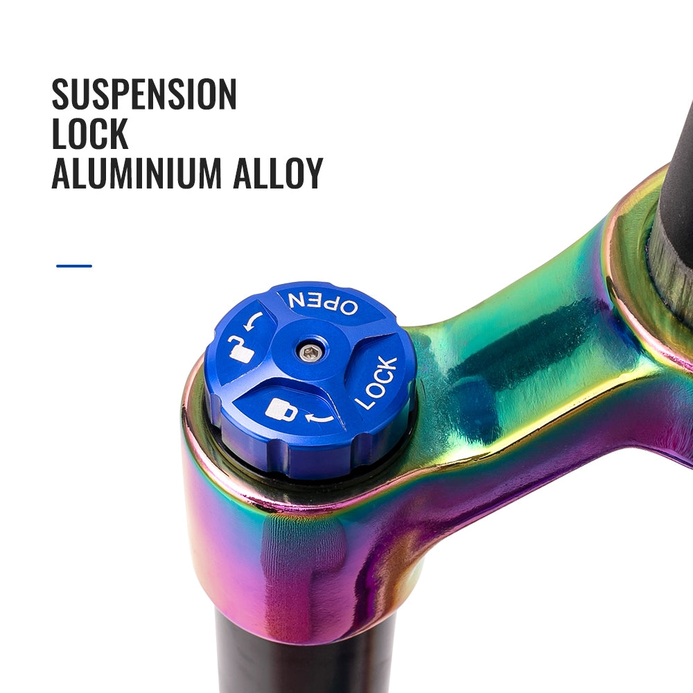 TANKE MTB Stoßdämpfung Vorderradgabel Aluminiumlegierung Luftölfederung 27,5 29 Zoll Fahrradgabel konisches Rohr Boost 36 mm ROHR 160 mm