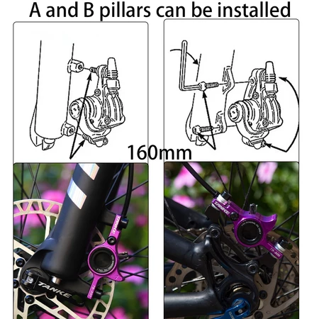 TANKE MTB Bicycle Hydraulic Disc Brake