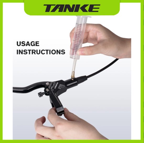 TANKE bicycle refueling tool, simple bicycle hydraulic refueling tool, portable and durable road mountain bicycle maintenance kit, without mineral oil MTB bicycle brake release kit Prod