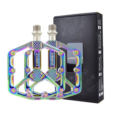 TANKE Fahrradpedale Versiegelt 3 Lager Rutschfeste Pedale Mountain Road Bike Alloy Platform MTB Pedal Radfahren Ultraleicht Anti-Rutsch