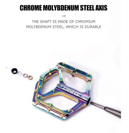 TANKE TP-50 Pedale Sepeda MTB Aluminiumlegierung rutschfeste Fahrradpedale Fahrradpedal Fahrradpedal