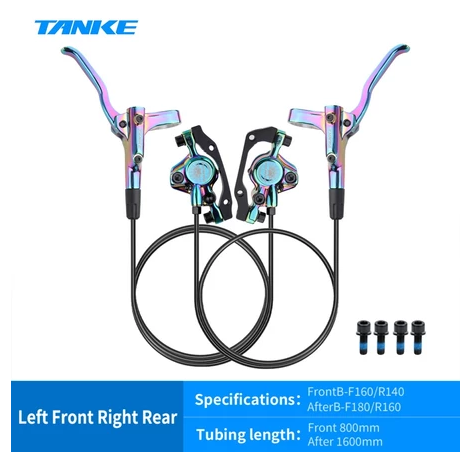 Frenos hidráulicos TANKE MT200 Freno MTB Freno de disco hidráulico 800/1450 mm Frenos de abrazadera de montaña