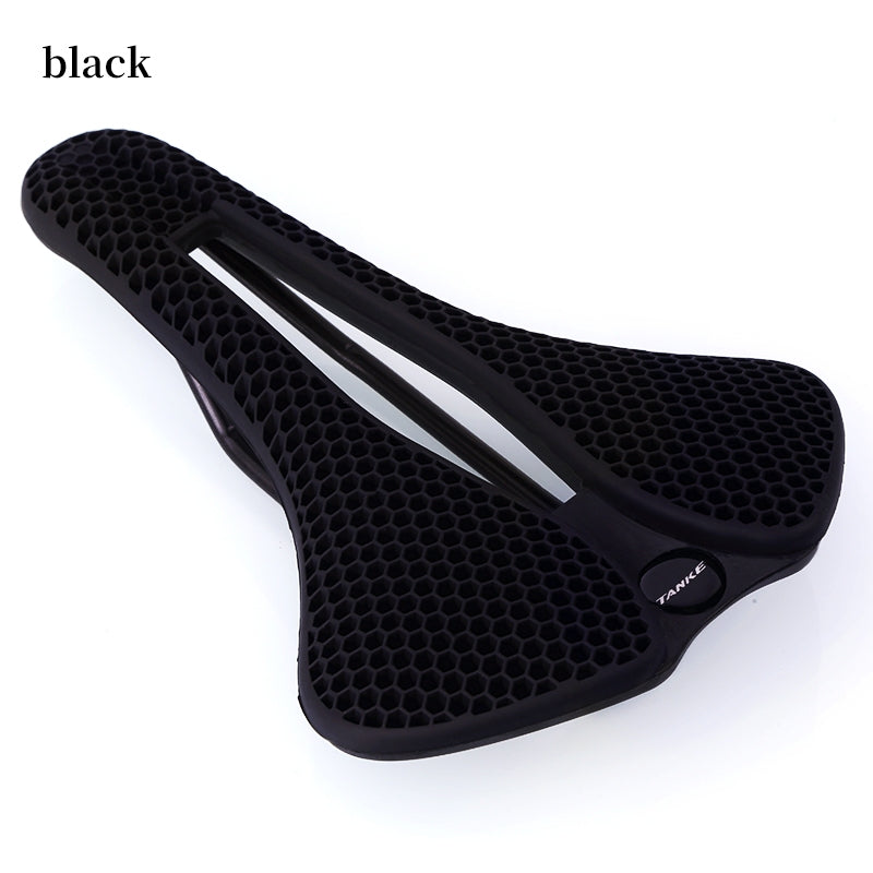 TANKE MTB-Rennradsattel, Wabenstruktur, atmungsaktiv, leicht, langlebig, verschleißfest, ähnlich einem 3D-gedruckten, nachtleuchtenden Reitsitz