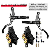 TANKE MTB 4 Piston Hydraulic Disc Brake 900/1700mm 4 Piston Resin Brake Pads Oil Pressure AM DH Road MTB Ultralight Disc Brake