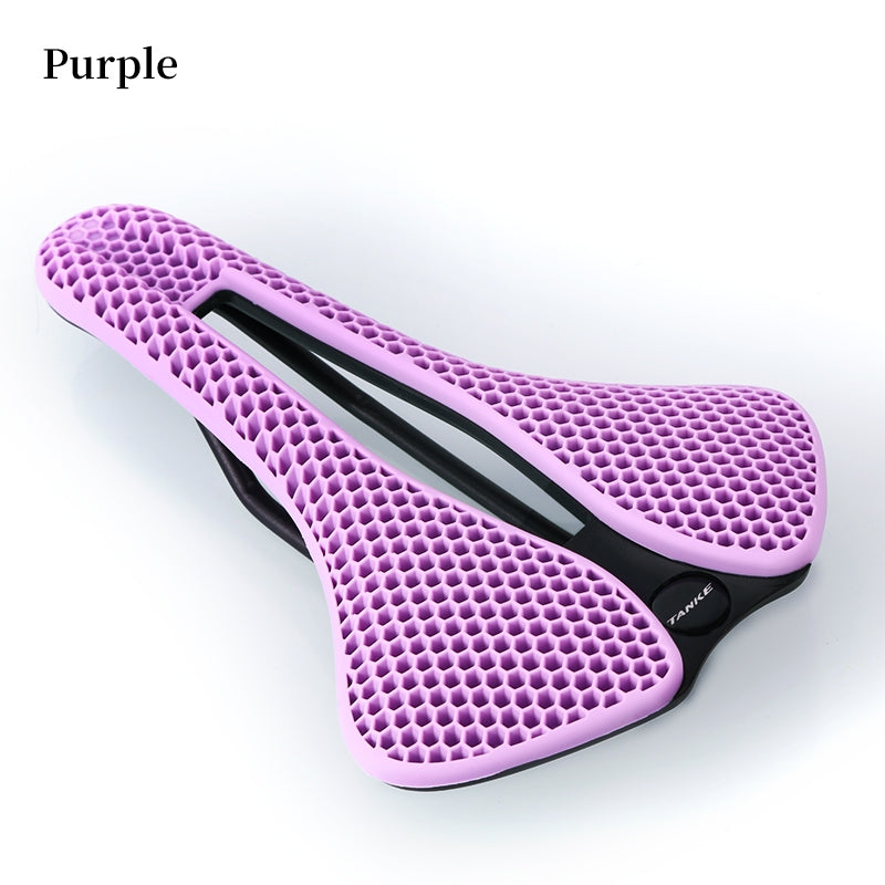 TANKE MTB-Rennradsattel, Wabenstruktur, atmungsaktiv, leicht, langlebig, verschleißfest, ähnlich einem 3D-gedruckten, nachtleuchtenden Reitsitz
