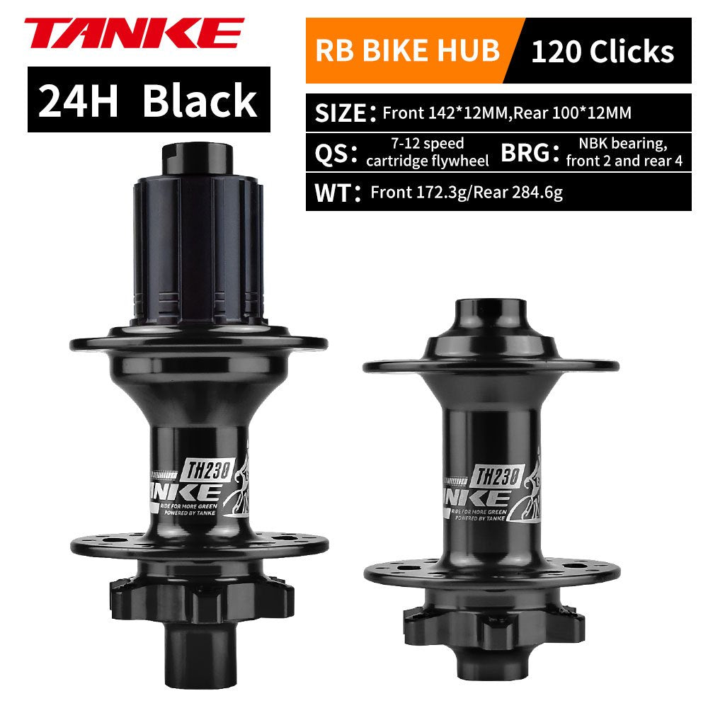 TANKE TH230 Rennrad-Rad 24H, geeignet für 8-12 Sekunden Durchgangsachse 100x12 142x12MM