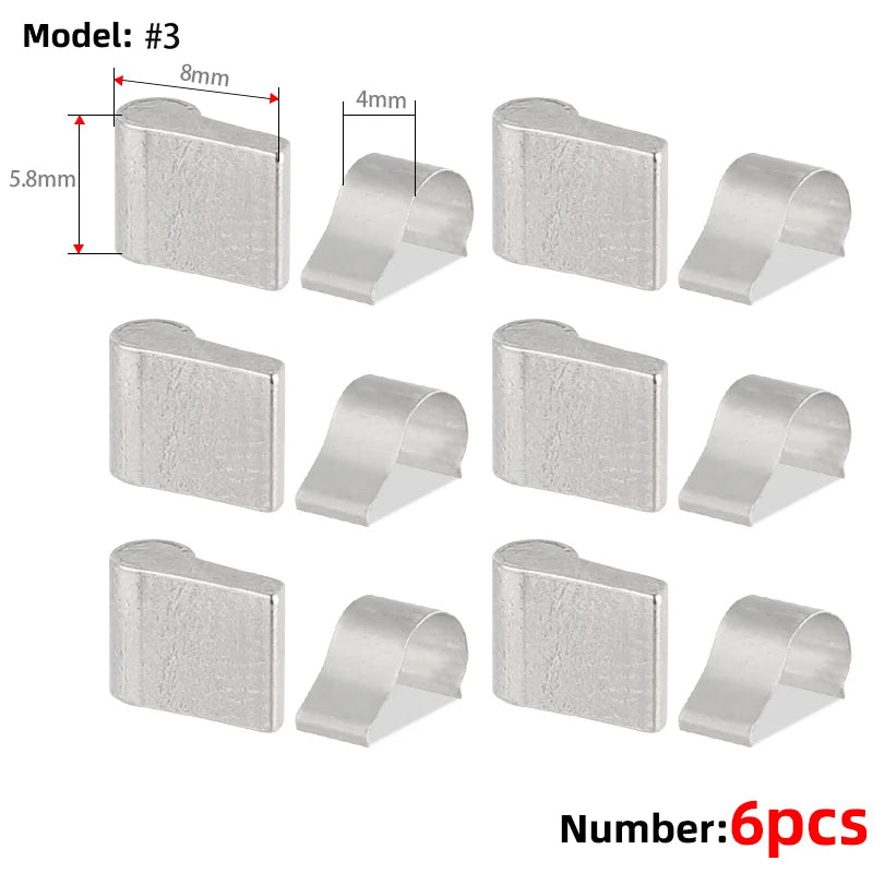 TANKE 3/6P Fahrradnabensperrklinken, Universal-Freilauffederklaue, MTB/Rennrad-Kassettennaben aus Edelstahl