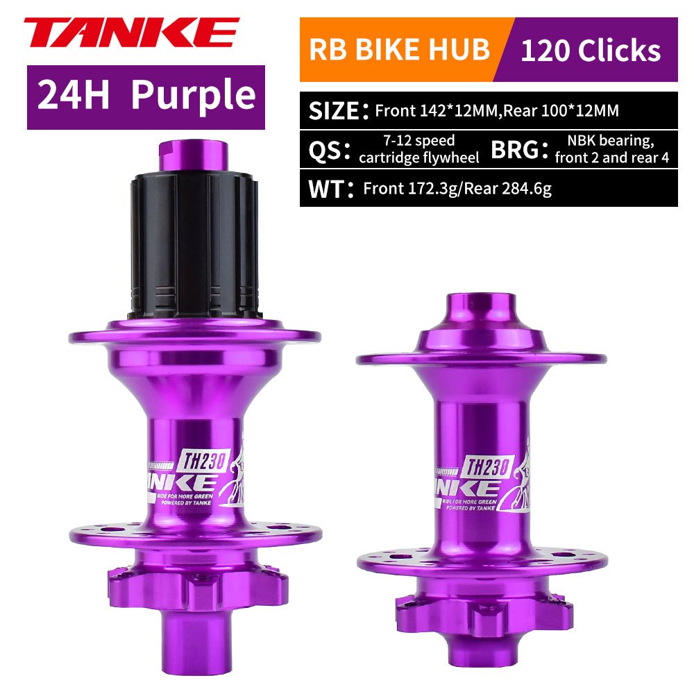 TANKE TH230 Rennrad-Rad 24H, geeignet für 8-12 Sekunden Durchgangsachse 100x12 142x12MM