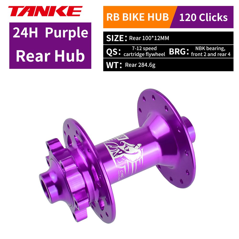 TANKE TH230 Rennrad-Rad 24H, geeignet für 8-12 Sekunden Durchgangsachse 100x12 142x12MM