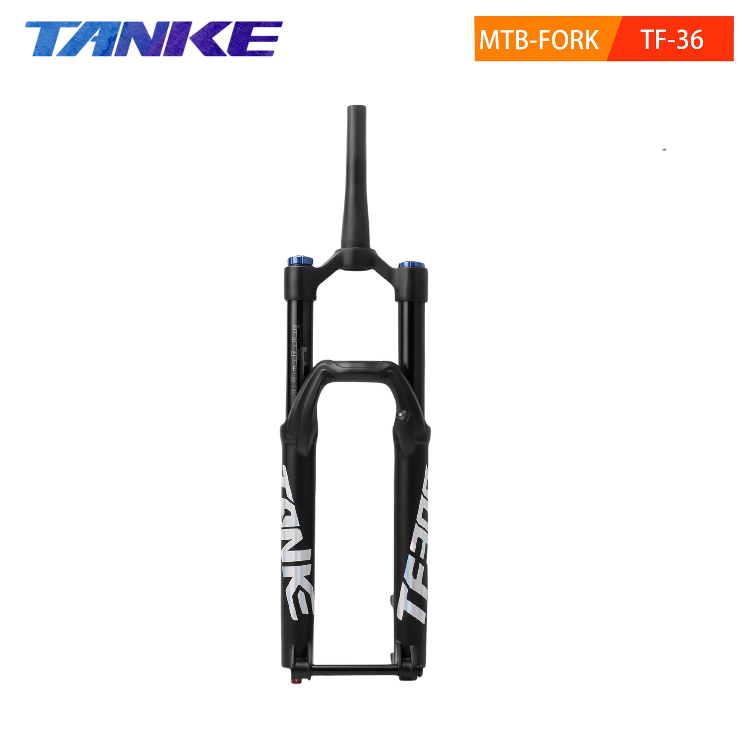 TANKE MTB Stoßdämpfung Vorderradgabel Aluminiumlegierung Luftölfederung 27,5 29 Zoll Fahrradgabel konisches Rohr Boost 36 mm ROHR 160 mm