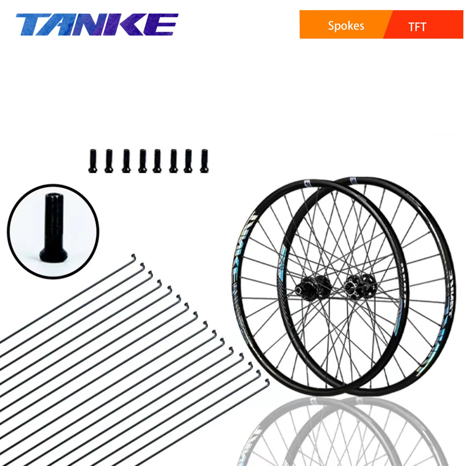 36PCS TANKE Bicycle Spokes