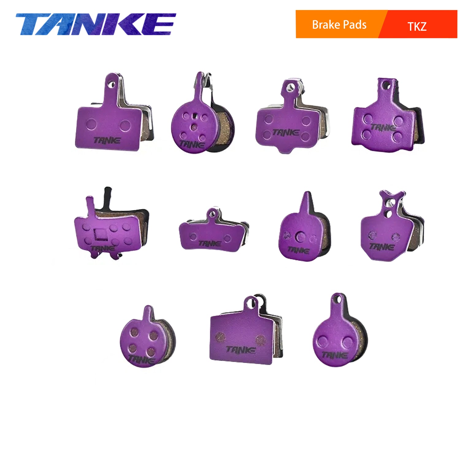 Pastillas de freno semimetálicas TANKE MTB - Freno de disco silencioso para M8020/M6100/MT200/MT4/MT6/E9/DB/ER