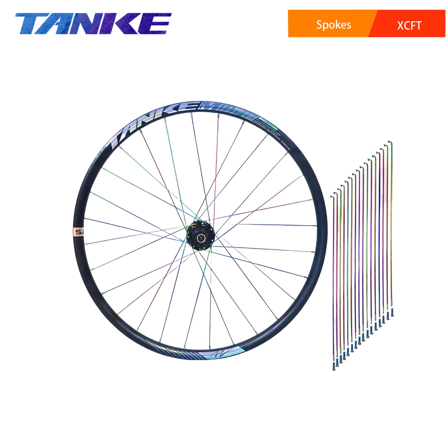 36PCS TANKE Bicycle colorful Spokes