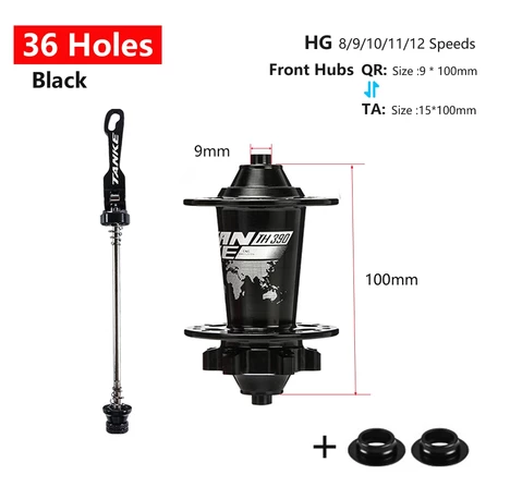 2025 New 120 Click TANKE Th390 MTB Hub, 6 Claw 6 Bearings, 32/36H, Disc Brake, 7-12 Speed, QR/142mm