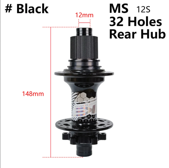 TANKE MTB Bike Hub BOOST 148 Bicycle Hubs 120 Click 6 Claws Bearing 32H 28H HG XD MS Disc Brake
