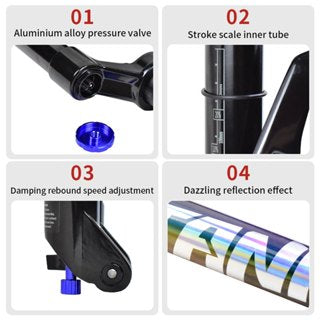 TANKE SID Luftgabel Magnesiumlegierung MTB Boost Fahrradgabel Federung Luft 27,5/29er Zoll Mountainbike 32 Rl 110mm 100mm Für A Zubehör