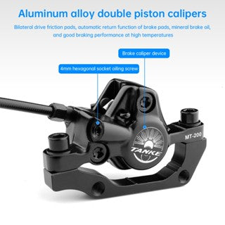 Frenos hidráulicos TANKE MT200 Freno MTB Freno de disco hidráulico 800/1450 mm Frenos de abrazadera de montaña