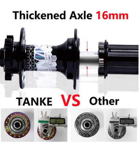 TANKE MTB Bike Hub BOOST 148 Bicycle Hubs 120 Click 6 Claws Bearing 32H 28H HG XD MS Disc Brake
