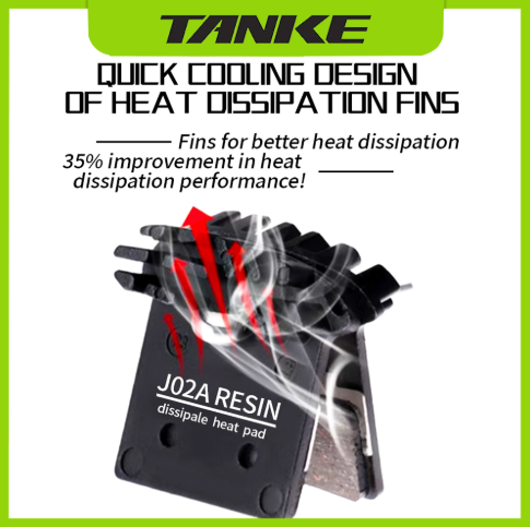 Pastillas de freno de disco para bicicleta de montaña J02A Resina Ice Tech, pinzas de freno hidráulicas para bicicleta SLX Deore