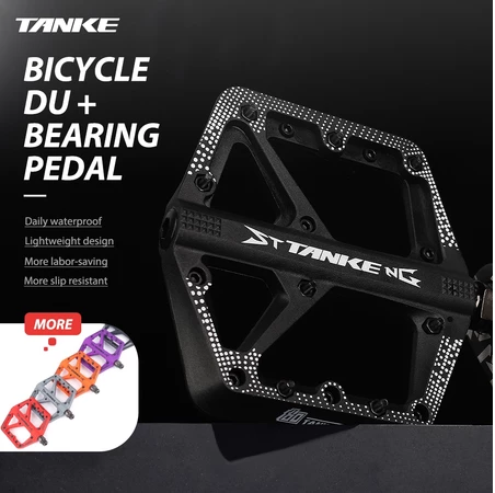 TANKE MTB Bike Nylon Pedal Erweitern Nicht-slip DU + 1 Lager Fahrrad Mountainbike Off-road Radfahren Zubehör universal BMX Platfor