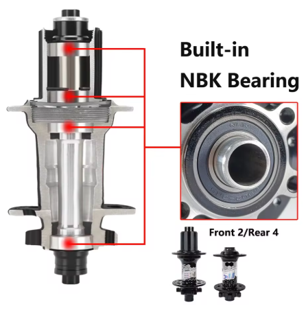 TANKE MTB Bike Hub BOOST 148 Bicycle Hubs 120 Click 6 Claws Bearing 32H 28H HG XD MS Disc Brake