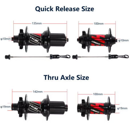 TANKE MTB Hub Sealed Bearing32 36 Löcher NBK Cubo Mountainbike Scheibenbremse Aluminiumlegierung Fahrradnabe