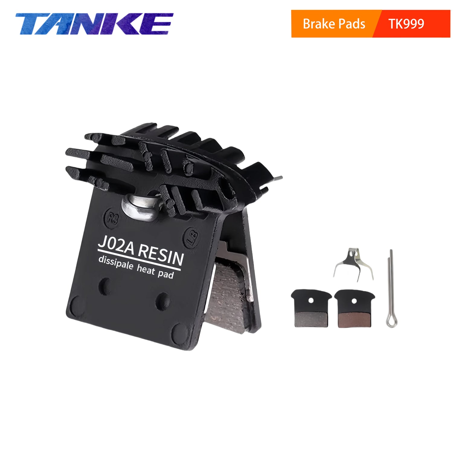 Pastillas de freno de disco para bicicleta de montaña J02A Resina Ice Tech, pinzas de freno hidráulicas para bicicleta SLX Deore