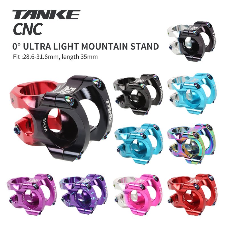 TANKE-MTB35mm handle CNC 0 degree up, FR AM Enduro, 31.8mm, 28.6mm steering gear mountain bike parts