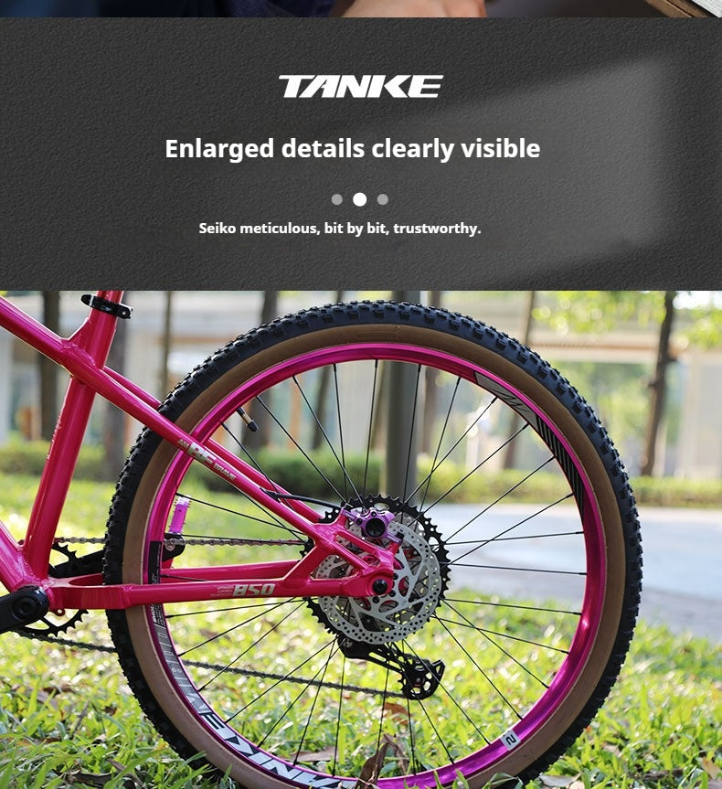 Llanta de bicicleta TANKE WTB (2 piezas) de doble pared con ojales para bicicleta de montaña 