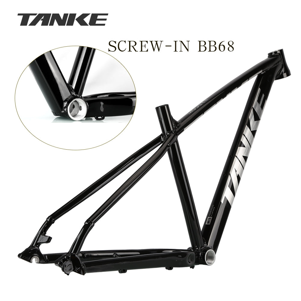 TANKE Mountain Bike Frame Fixed Gear Carrier Kit MTB 29er 19inch Disc brake Aluminum alloy bicycle Frame Multi-Color Options