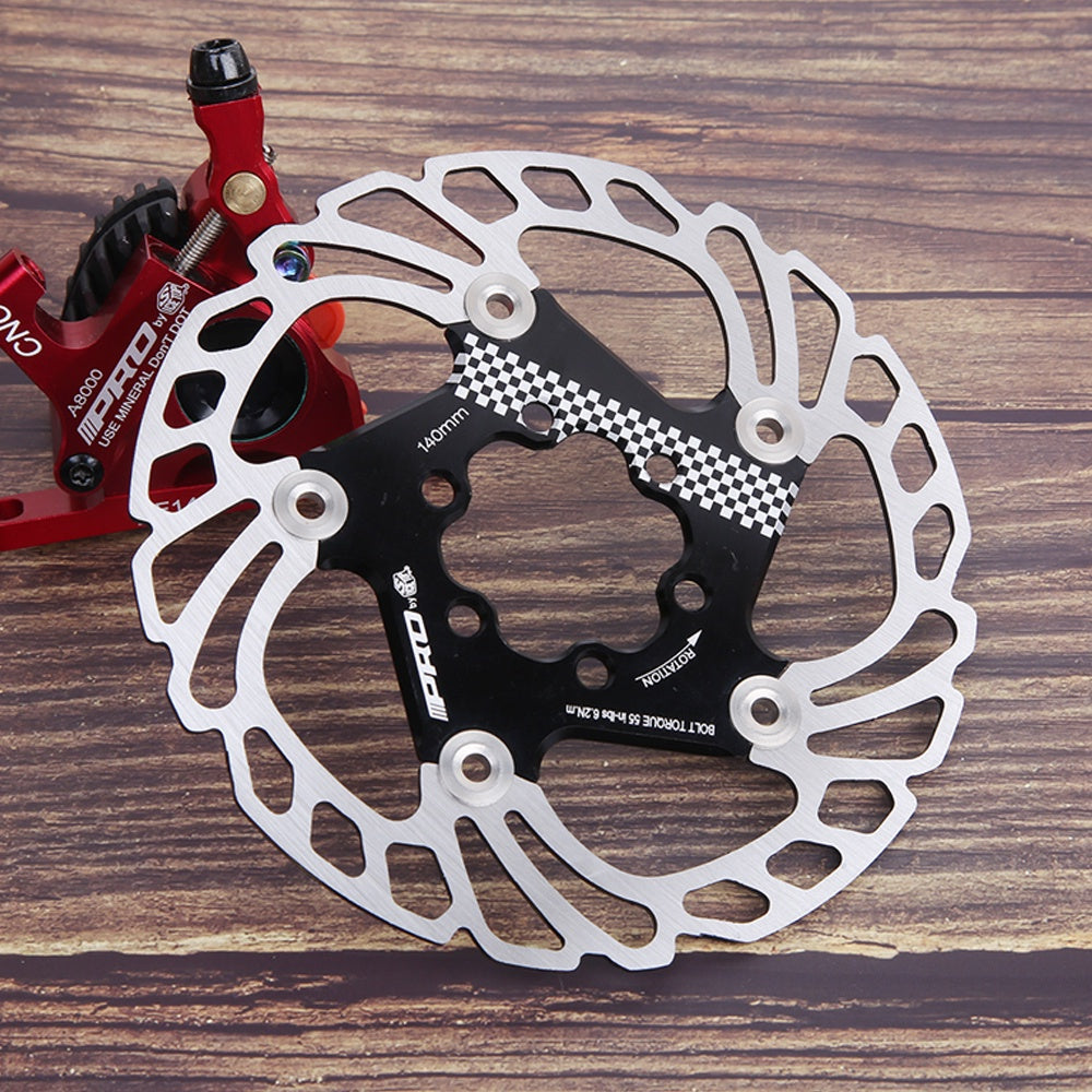 TANKE PRO Bicycle Disc Brake Rotor 140mm Disc Brake Rotor With 12 Bolts For Road Bike Mountain Bike Stainless Steel Bicycle