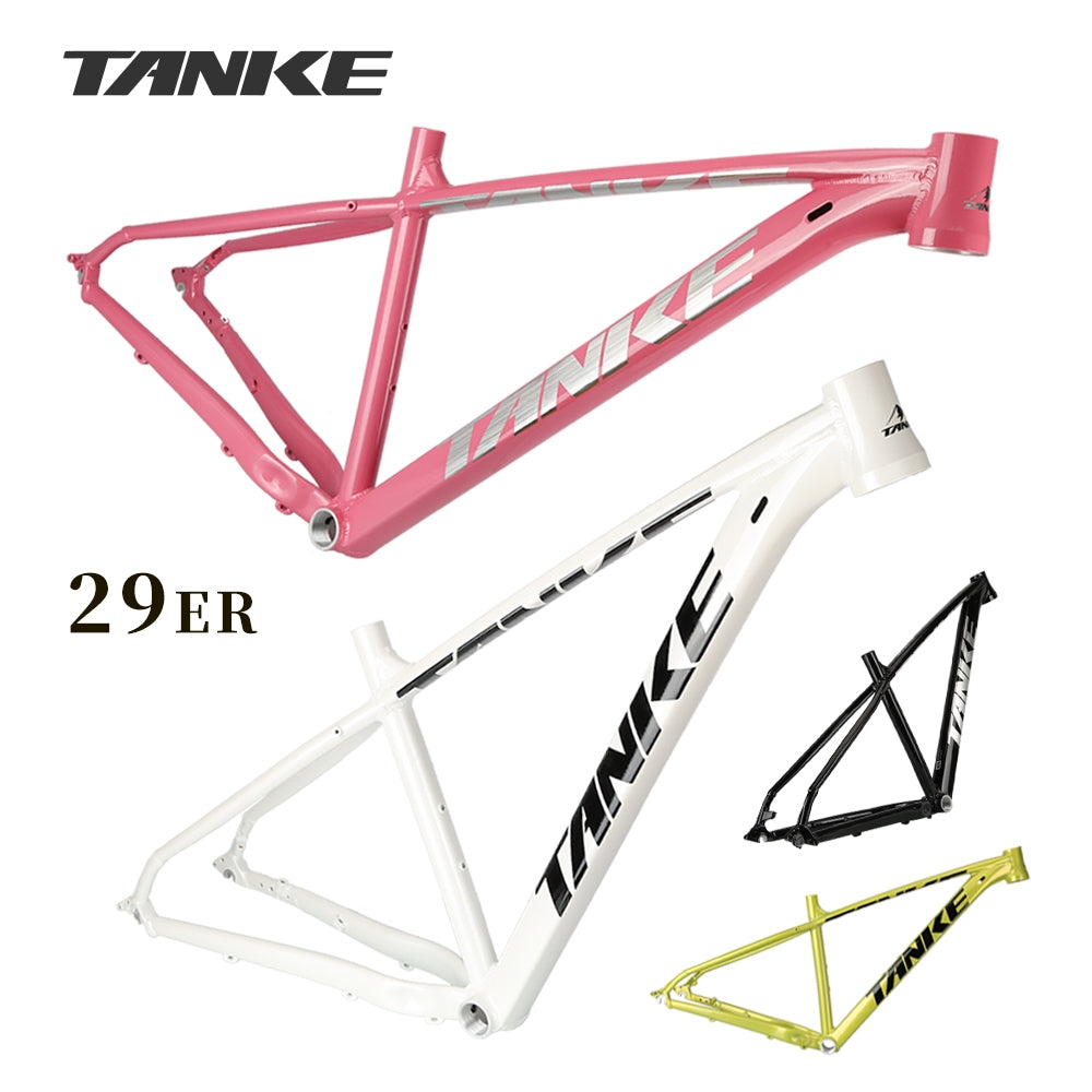 TANKE Mountain Bike Frame Fixed Gear Carrier Kit MTB 29er 19inch Disc brake Aluminum alloy bicycle Frame Multi-Color Options