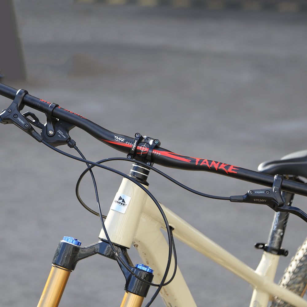 Manillar de bicicleta de aleación de aluminio TANKE, manillar de bicicleta de montaña, diámetro 31,8 mm, longitud 780 mm, elevador de manillar