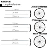 36PCS TANKE Spokes Bicycle Spokes w/Nipples 26 27.5 29 Mountain Bike MTB Wheel Spokes