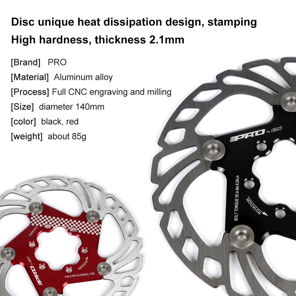 TANKE PRO Bicycle Disc Brake Rotor 140mm Disc Brake Rotor With 12 Bolts For Road Bike Mountain Bike Stainless Steel Bicycle