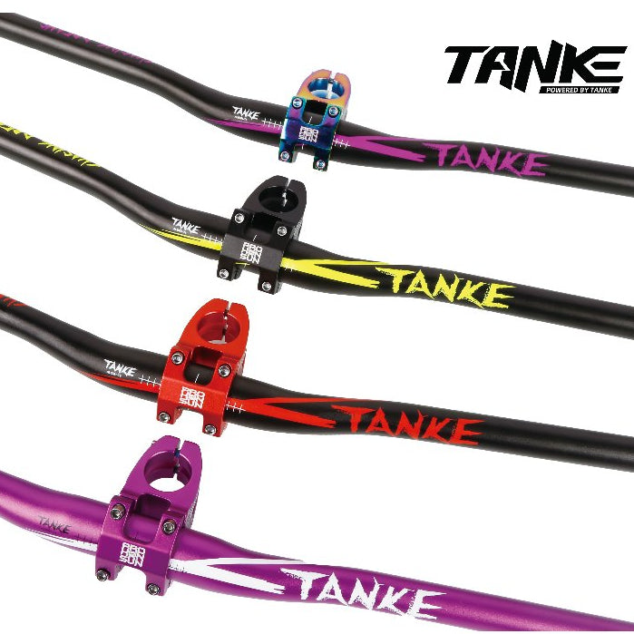 Manillar de bicicleta de aleación de aluminio TANKE, manillar de bicicleta de montaña, diámetro 31,8 mm, longitud 780 mm, elevador de manillar