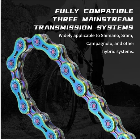 Cadena TANKE X11 para bicicleta de montaña, 10 velocidades, 8, 9, 10, 11 y 12 velocidades, compatible con Shimano y Sram. 