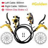 TANKE MTB Bicycle Hydraulic Disc Brake 160Mm Rotor Oil Caliper Plate Front And Rear Mountain Bike Clamp Cnc Parts With