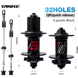 TANKE MTB Hub Sealed Bearing32 36 Holes NBK Cubo Mountain Bike Disc Brake Aluminum Alloy Bicycle Hub