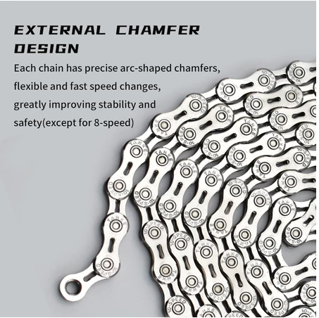 Cadena TANKE X11 para bicicleta de montaña, 10 velocidades, 8, 9, 10, 11 y 12 velocidades, compatible con Shimano y Sram. 