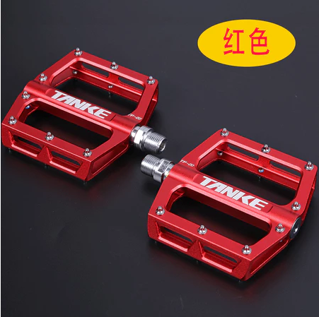 Pedales de bicicleta TANKE TP-20 ultraligeros de aleación de aluminio, coloridos, con rodamientos huecos antideslizantes, accesorios para bicicleta de montaña, pedales MTB 