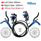 TANKE MTB Bicycle Hydraulic Disc Brake 160Mm Rotor Oil Caliper Plate Front And Rear Mountain Bike Clamp Cnc Parts With