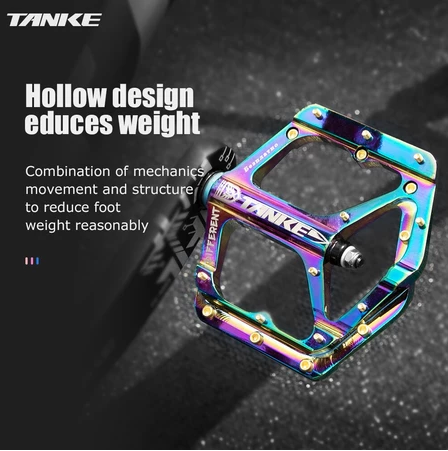 Pedales TANKE TP-50 Sepeda MTB de aleación de aluminio antideslizantes para bicicleta 