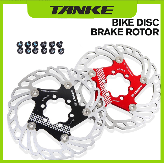 TANKE PRO Bicycle Disc Brake Rotor 140mm Disc Brake Rotor With 12 Bolts For Road Bike Mountain Bike Stainless Steel Bicycle