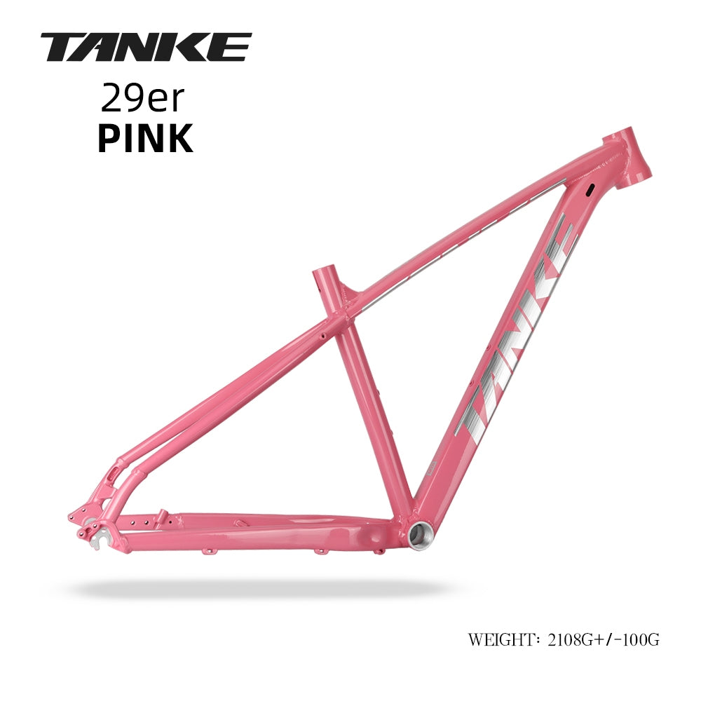 TANKE Mountain Bike Frame Fixed Gear Carrier Kit MTB 29er 19inch Disc brake Aluminum alloy bicycle Frame Multi-Color Options