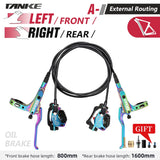 TANKE MTB4Piston Hydraulic DiscBrake Bicycle Resin Pad Caliper Front And Rear Grips160Mm RotorTb-600